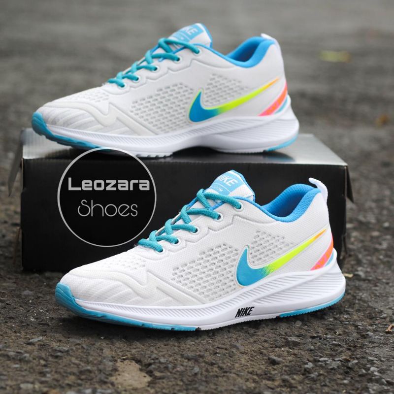 Sepatu Sneakers Wanita Nike Zoom Flyknit Casual Cewe Kekinian Trendi Kekinian