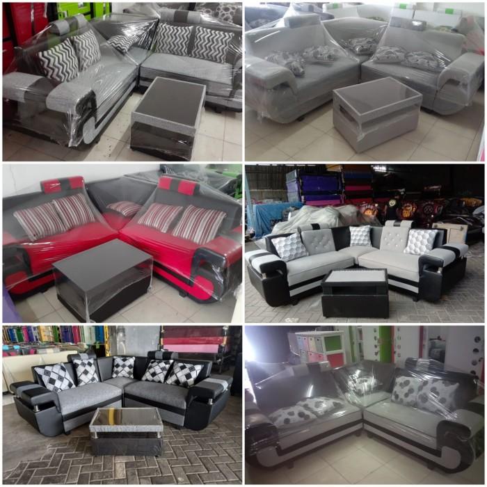 Sofa Set Minimalis Hitam Putih