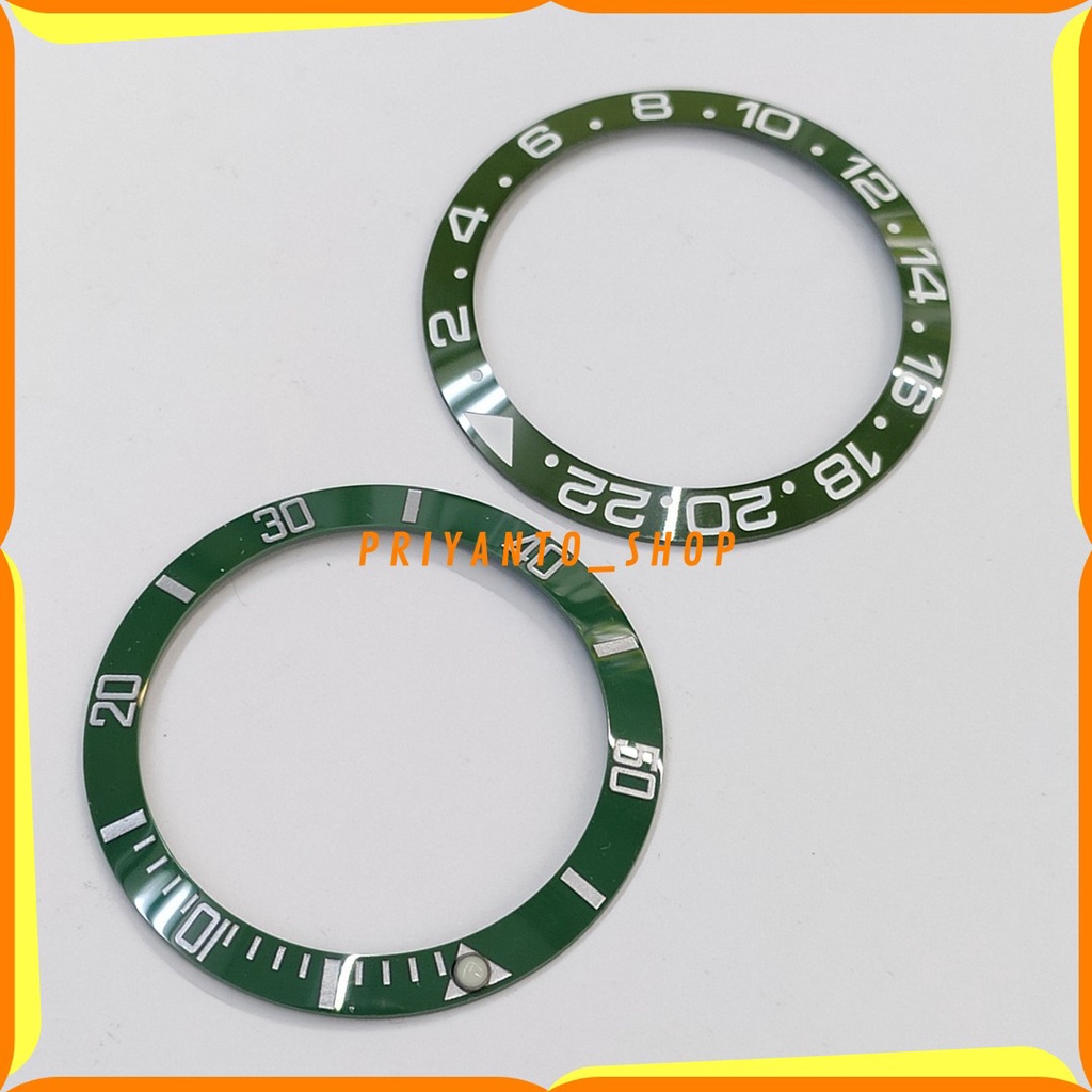 Insert Ring Bezel Jam Rolex Submariner Ceramik Ring Rolex Green 38mm