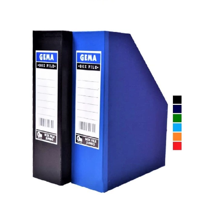 File-Box- Box File Dokumen Jumbo Pvc Boks File Besar Gema Magazine Holder -Box-File.