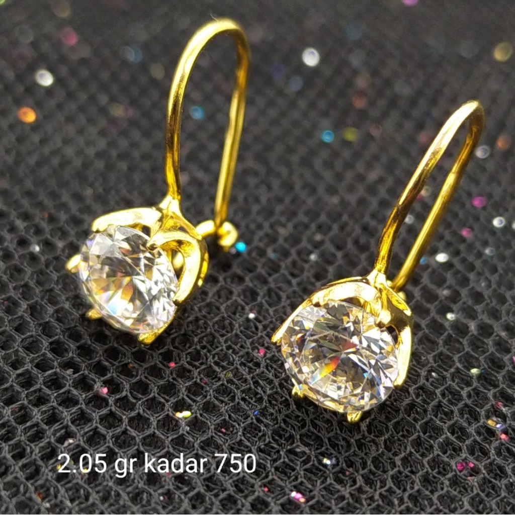 New Anting Emas 17 K - 2.05 gr Kadar 750 - 2033