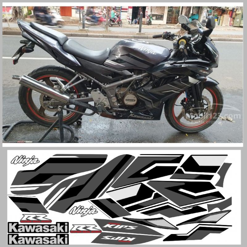 striping ninja rr 2015 hitam