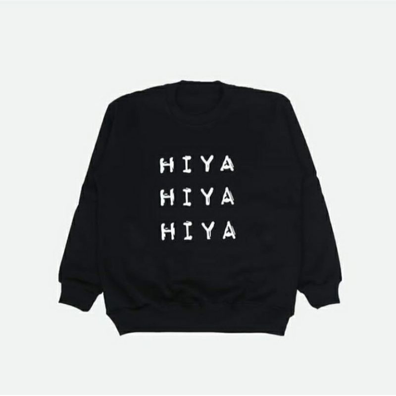 Sweater HIYA HIYA HIYA Big Size S - XXXXXL(6XL) Jaket Sweatshirt Pria Wanita Jumbo Distro Long Sleeve 5XL 4XL 3XL 2XL XL L M