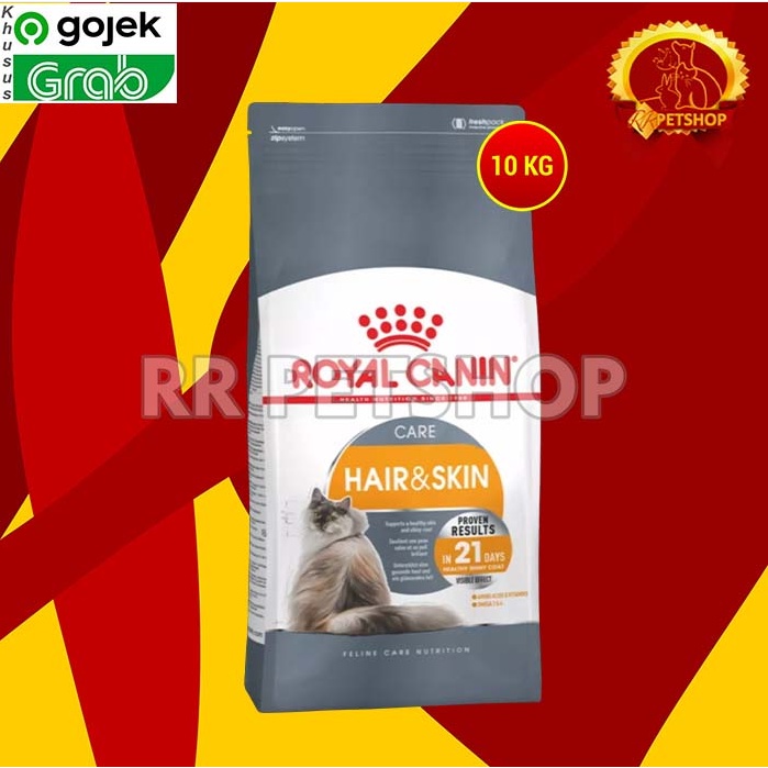 [GOSEND] Cat Food / Makanan Kucing Royal Canin Hair &amp; Skin 10 Kg
