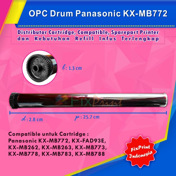 OPC Drum Toner Cartridge Panasonic kx-mb772 KX-FAD93E KX-MB262 MB263 MB773 MB778 MB783