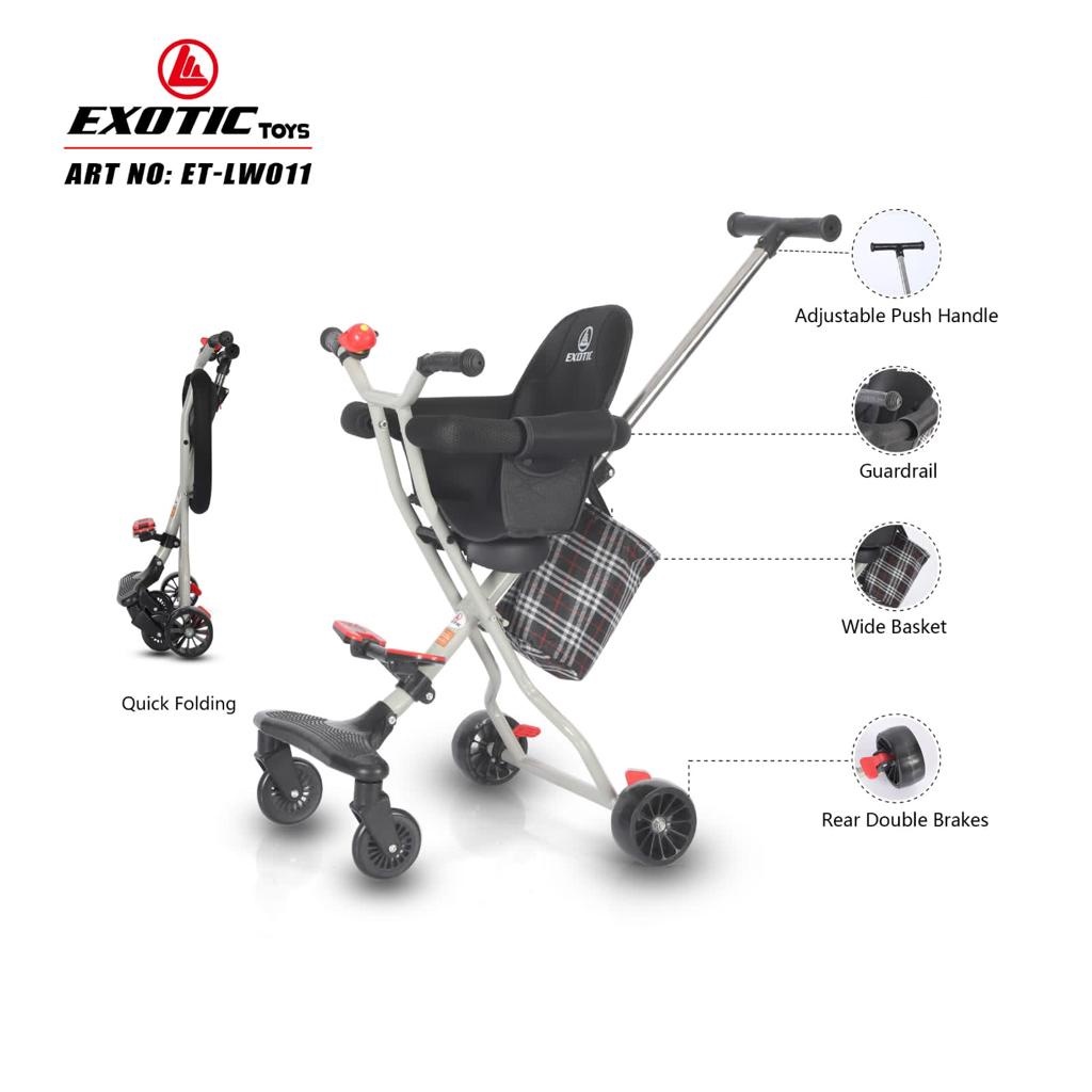 Kereta Dorong Bayi Stroller Anak Exotic Magic LW-011