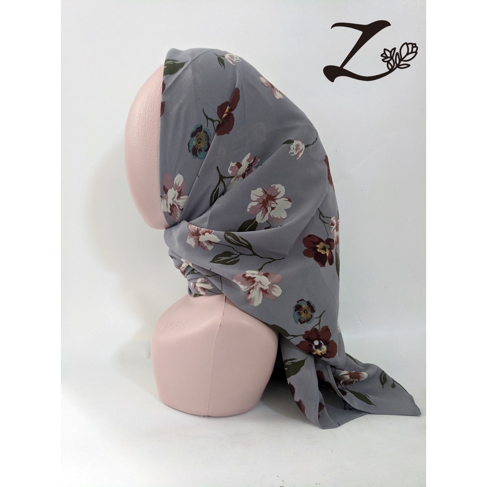 Hijab Segiempat Motif 03 | Jilbab Segi Empat Polycotton Motif | Square Hijab Kerudung Motif Cocok un