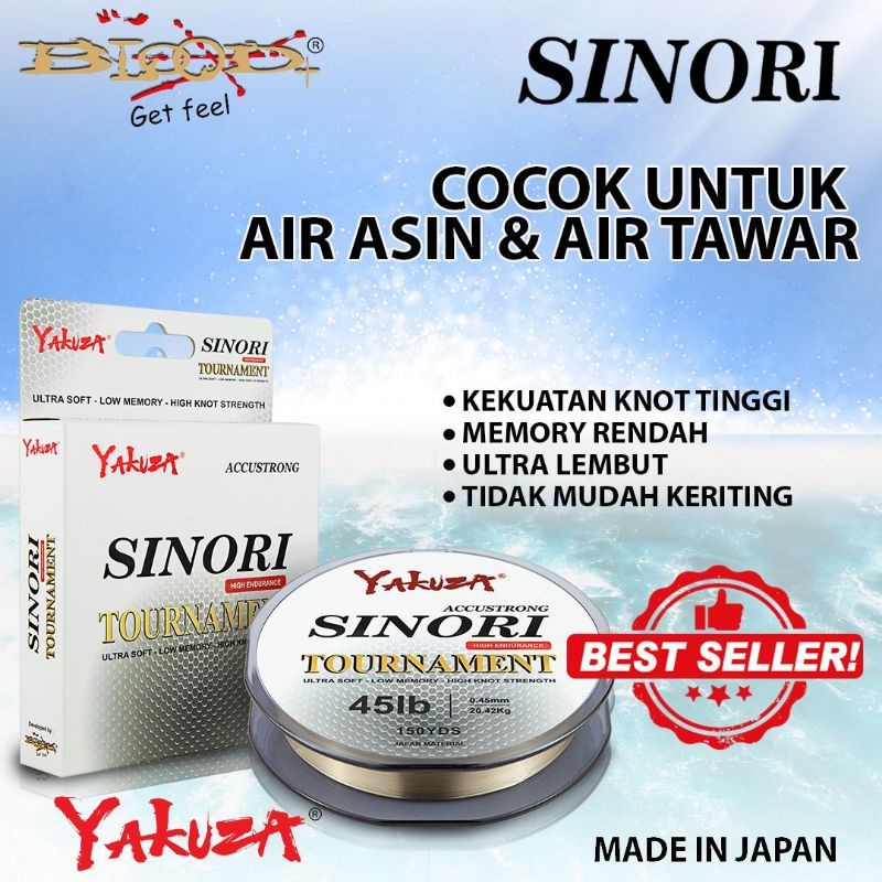 Senar Pancing Yakuza Sinori & Sensor 150yds