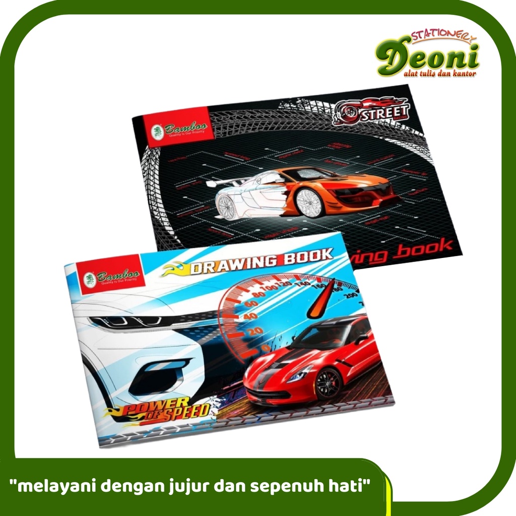 

BAMBOO Drawing Book Buku Gambar A3 10 Lembar Racing Series (1 Pcs)