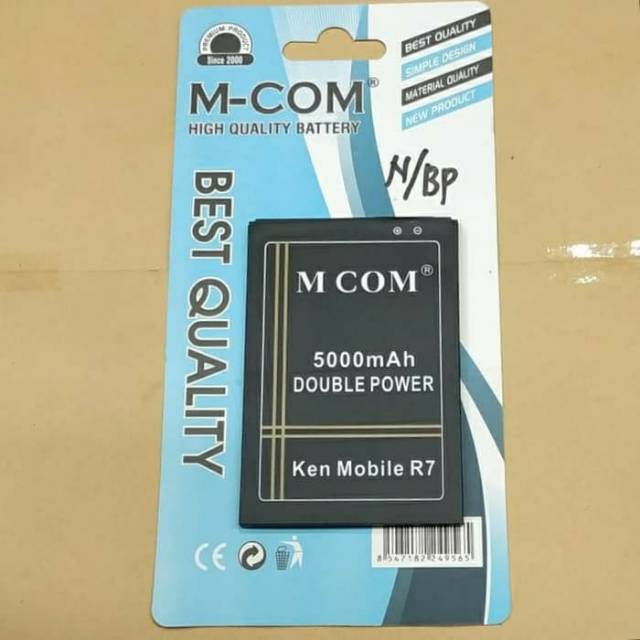 baterai KEN MOBILE R7 double power battle battery mantul murah meriah