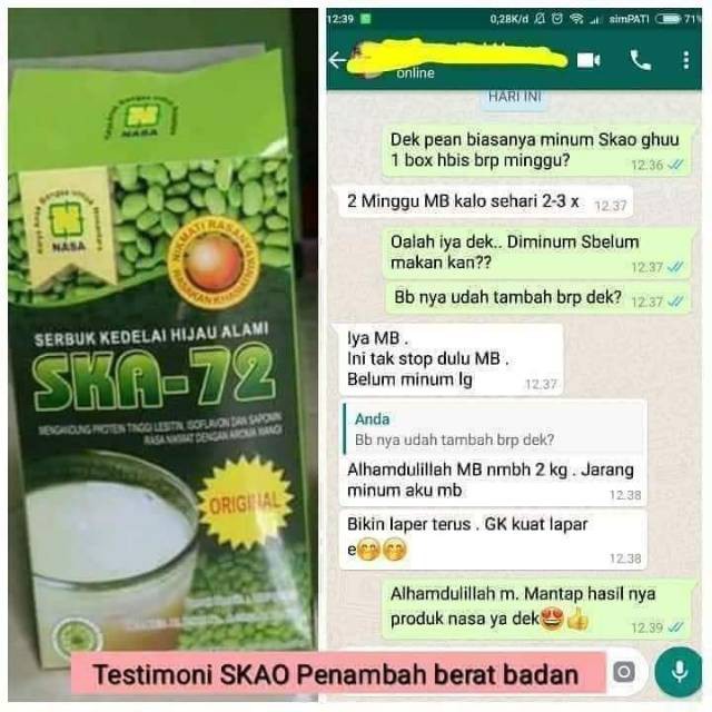 

Susu kedelai nasa / susu gemuk