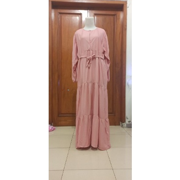 GAMIS SUSUN RAYON PREMIUM-Cream