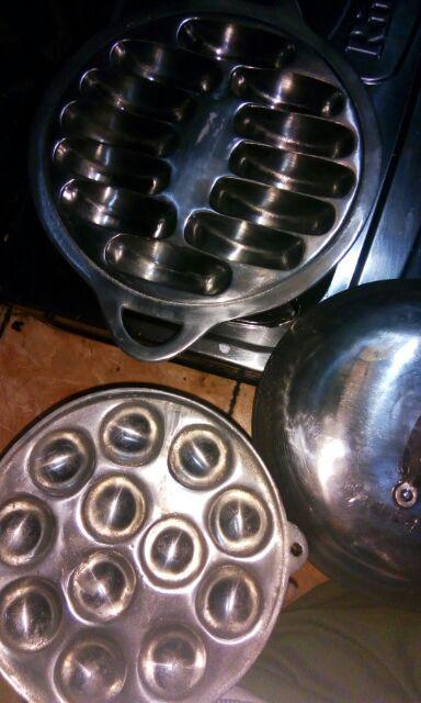 Cetakan Kue Pukis / Bandros / Gandos / Pancong 12 Lubang + Tutup