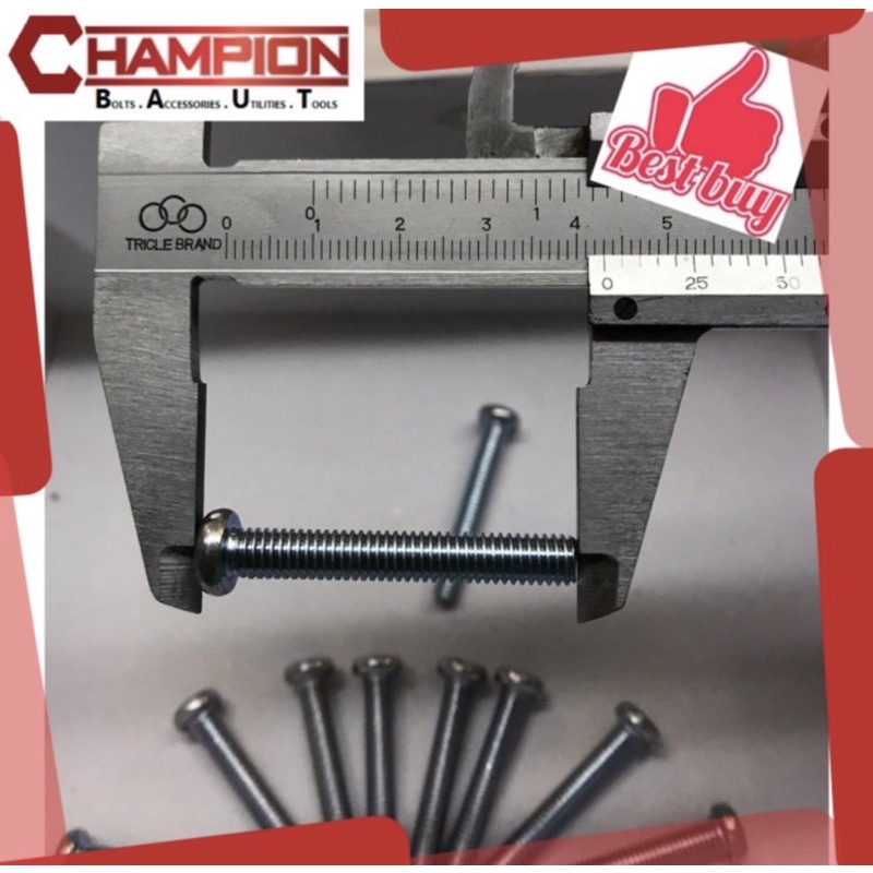 Baut JP Obeng + 6mm x 40mm (4cm)