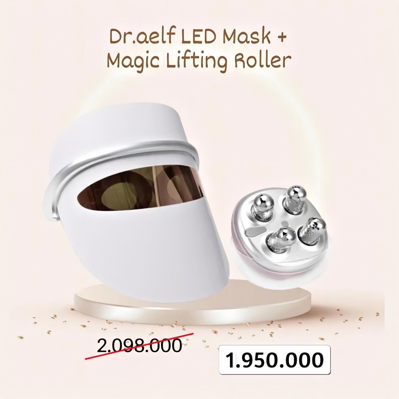 Bundle dskinbooster- LED Therapy Mask + Magic Lifting Roller