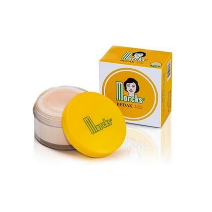 Bedak Marcks Beauty Powder Creme-Bedak tabur Marcks