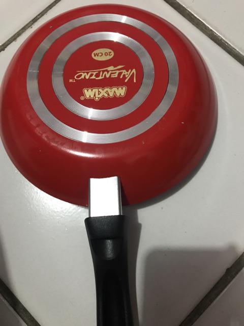 20cm Maxim Anti Lengket Wajan Penggorengan (fry Pan) Teflon 20 Cm Sni Original