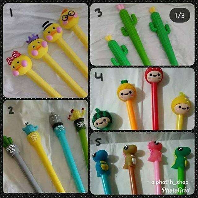 

Paket pulpen karakter