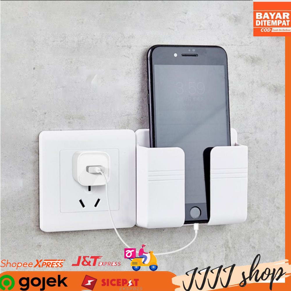 Holder Hp Tempel Dinding Tempat Hp Remote Phone Holder Tembok