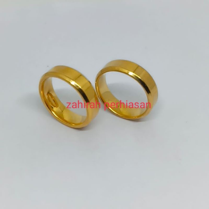 BARU cincin coin caouple polos Malaysia tidak luntur 10