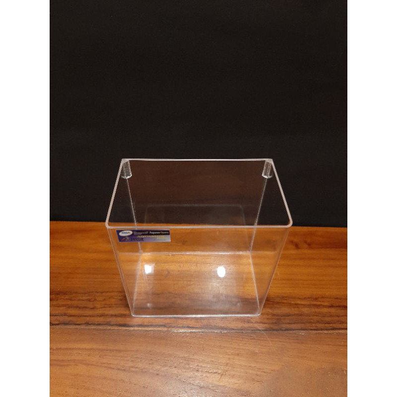 BUYSOF AQUARIUM AKRILIK SIZE 14x8x15 2mm 3mm SOLITER MINI CUPANG BETTA IKAN