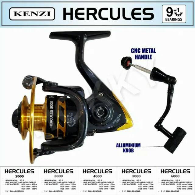 Rell kenzi HERCULES 3000 /RELL GULUNGAN PANCING