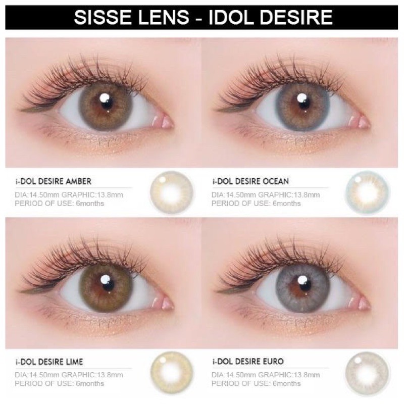 Softlens Idol Roze Desire sisse lens free lencase