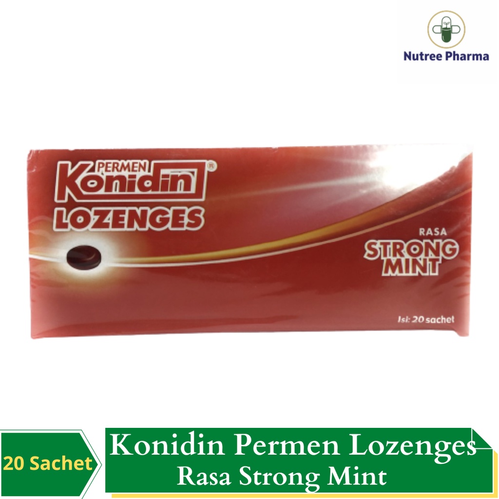 

⚡MURAH & DIJAMIN ORI⚡ KONIDIN STRONGMINT BOX ISI 20 SACHET | Permen Konidin | Permen Batuk | Pelega Tenggorokan