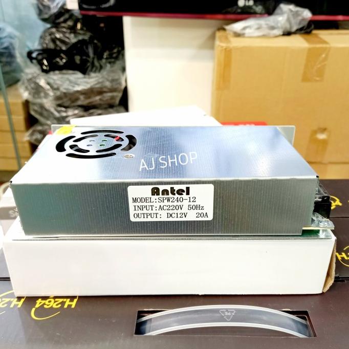 Power Supply 20A 12V Adaptor Central 20A 12V 12V/20A Jaring Kipas