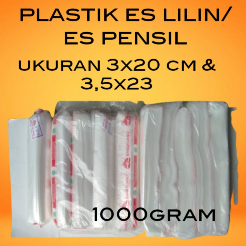 plastik es lilin / es pensil