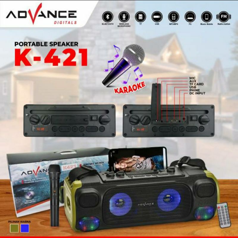 ADVANCE PORTABLE SPEAKER K-421