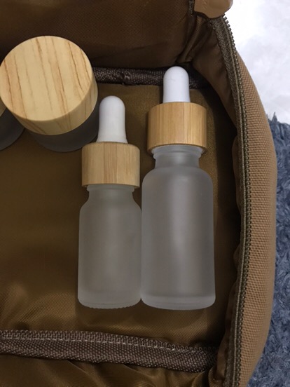 Botol Serum 10ml Botol Kosmetik Kecantikan Kaca Buram Doff Frosted Dof Frozen Dop 10 Ml Pipet Kaca