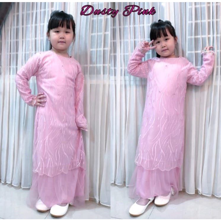 MX GERALKID BRUKAT ANAK XL L M S / DRESS ANAK WANITA TERLARIS / FASHION PESTA ANAK