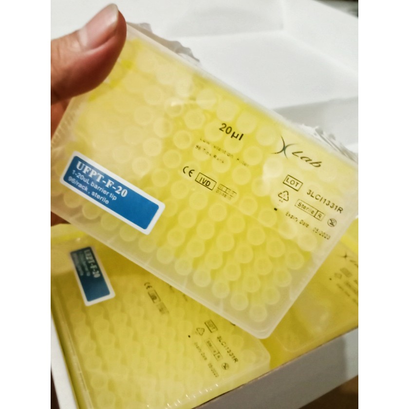 Filter Tips 20 uL Sterile Pipette Tip with Filter