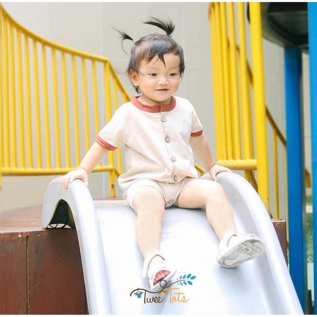 VS - Jumper Lullaby Bayi 0-2 Tahun | Playsuit Button Romper Baju Anak Bayi