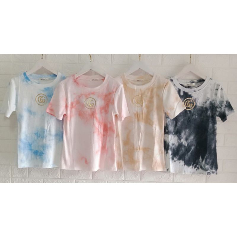 Kaos import mojo tiedie pendek