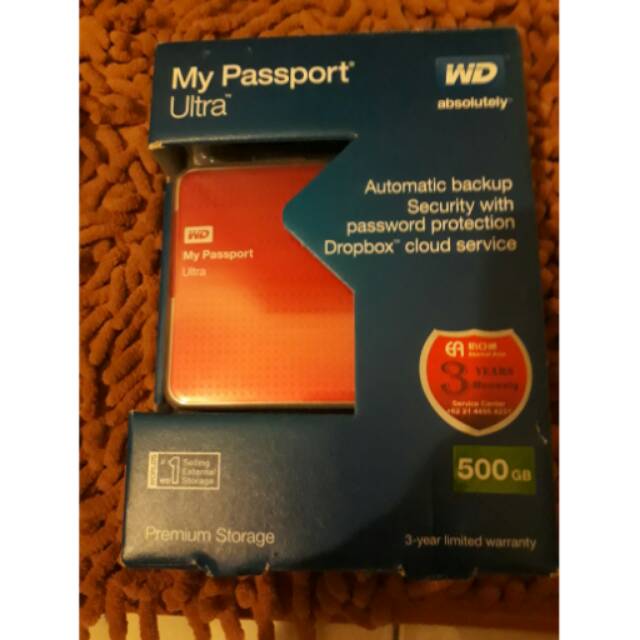 WD My Passport Ultra 500GB