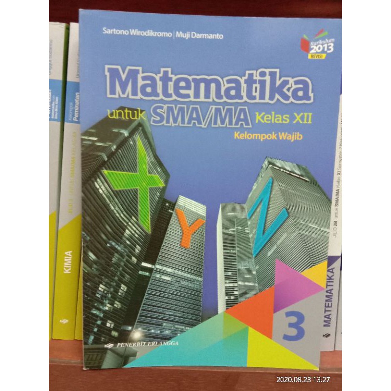 Matematika XYZ kelas.XII/12 Erlangga