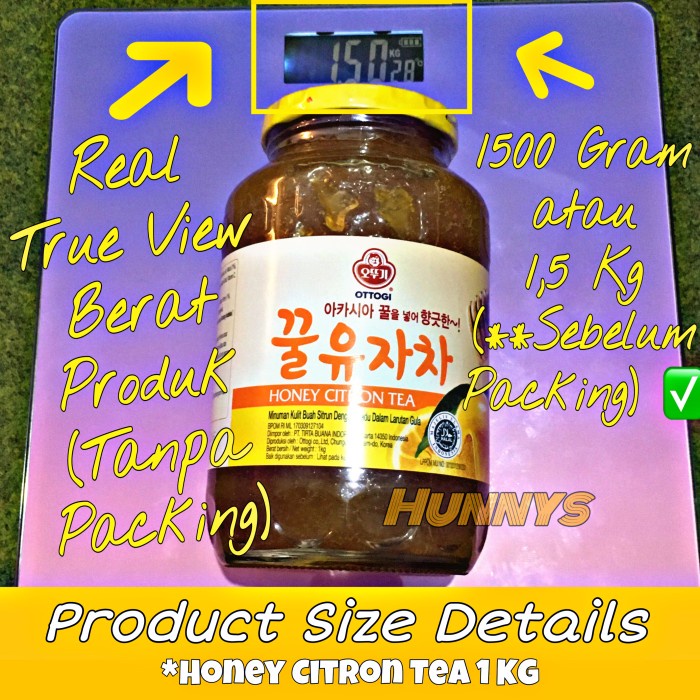 

SIRUP- YUZU KOREA YUJACHA HONEY CITRON TEA OTTOGI ORIGINAL KOREA PRODUCT -SIRUP.