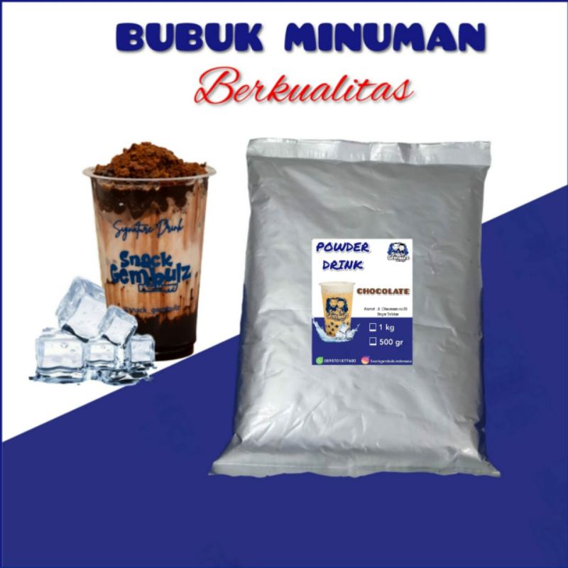 

Chocolate/1000gram/500gram/Serbuk/Powder/Bubuk Minuman Rasa Kekinian