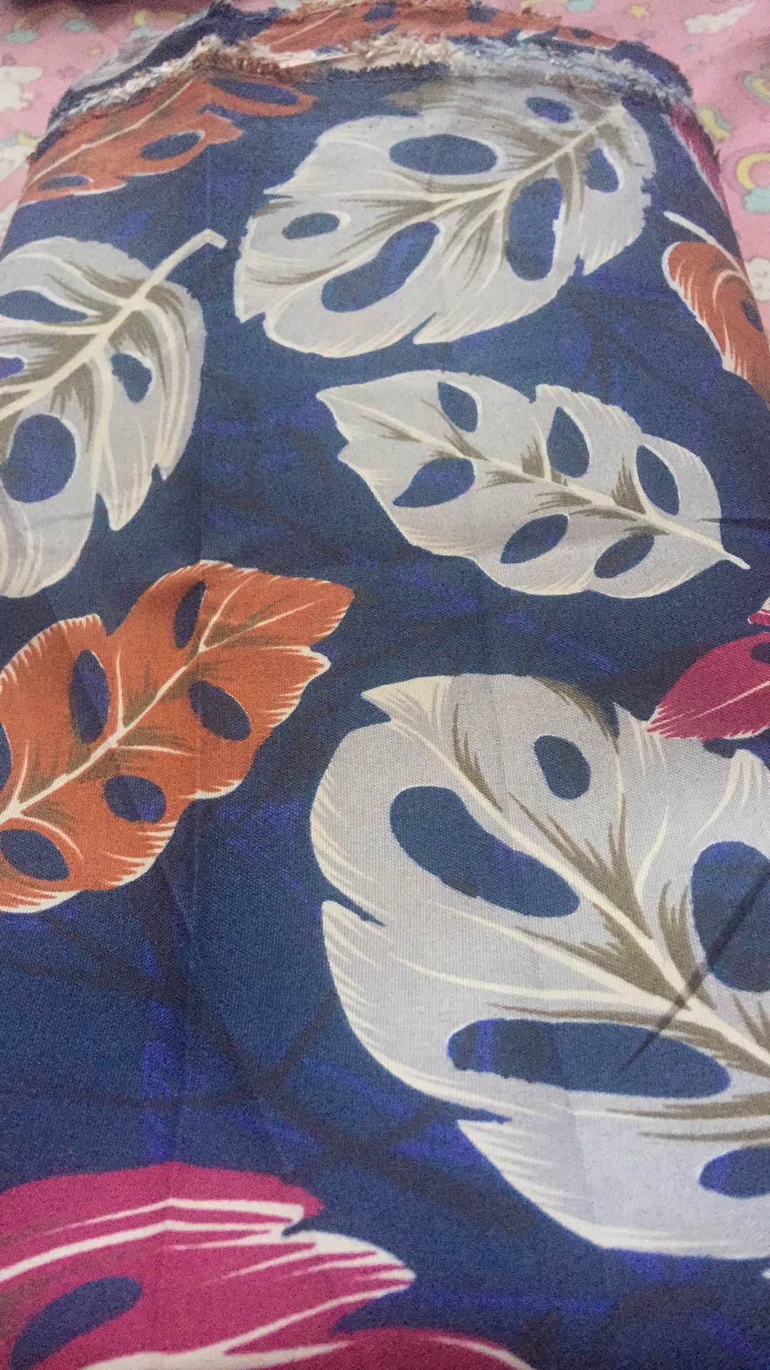 Bahan Kain Sprei Katun Micro Microtex Meteran Motif Janda Bolong