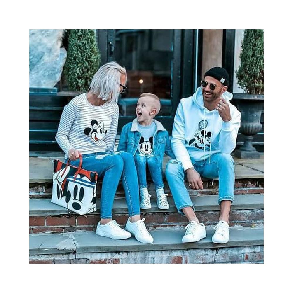 TERMURAH TAS Lacoste Mickey Minnie Tote Bag Wanita - Merah Muda