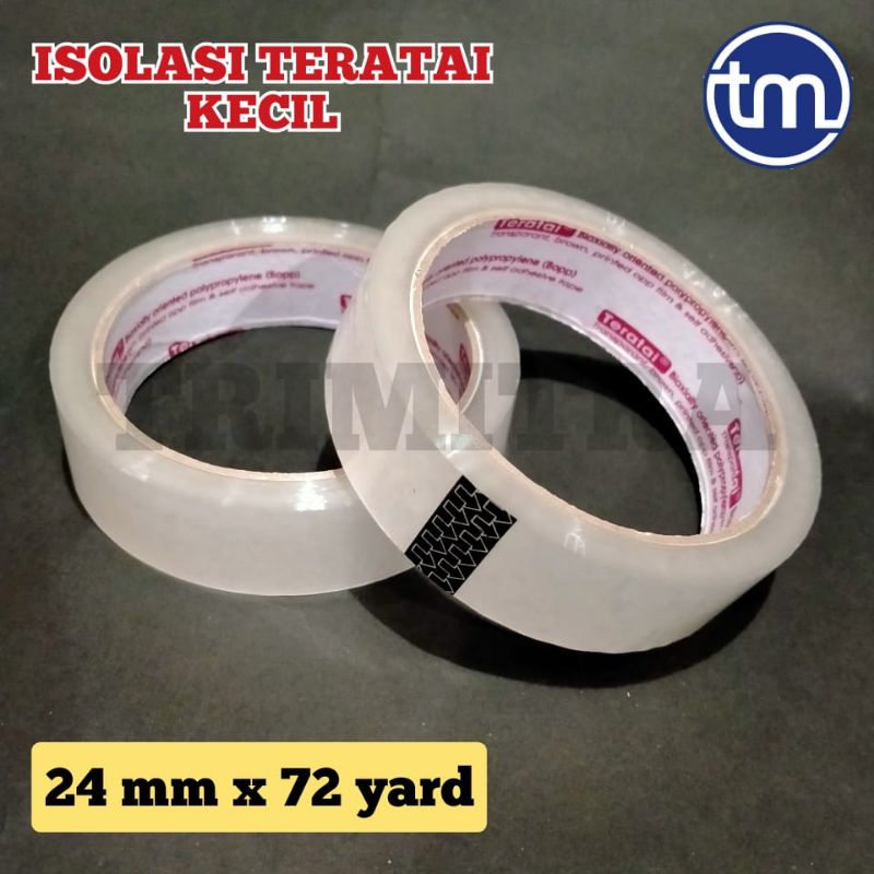 

Isolasi Lakban Teratai Bening Transparan 1 inch 72 yard
