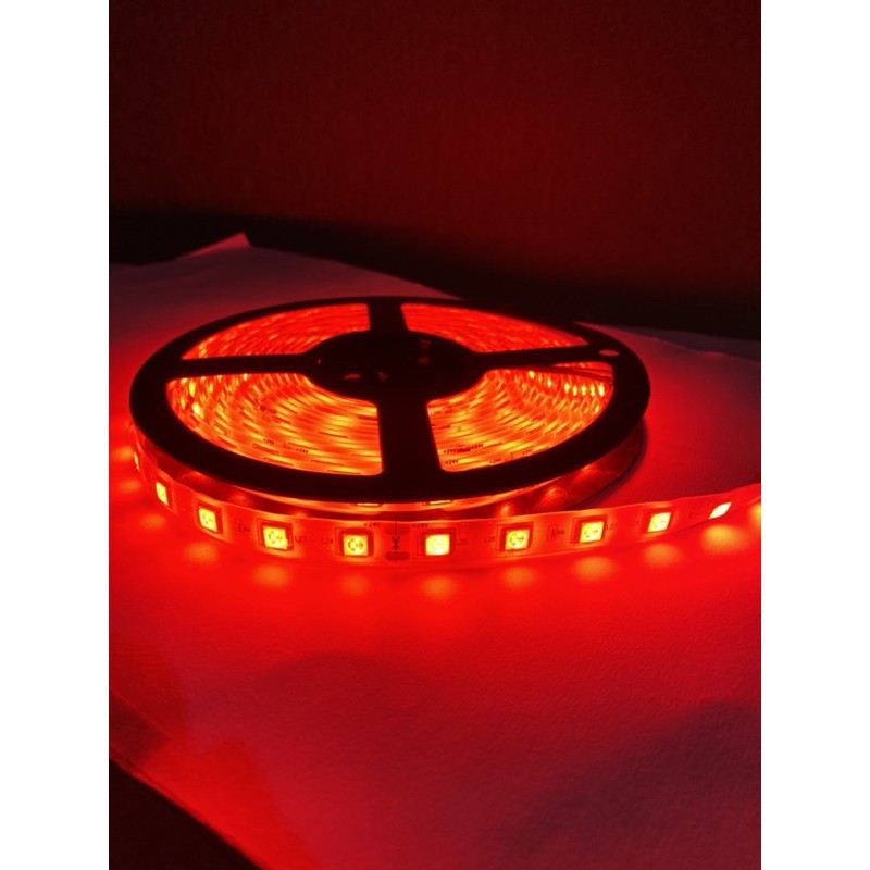LAMPU LED STRIP ROLL 5METER 5050LED DC-12Volt /DC- 24Volt TRUK BIS WATERPROOF UNIVERSAL