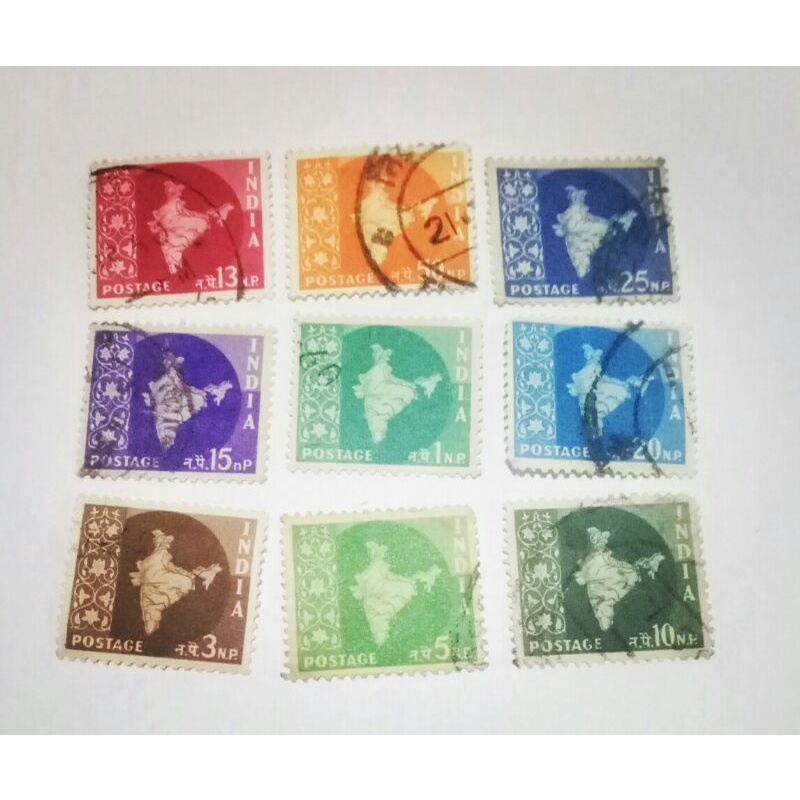 

prangko kuno set india 75