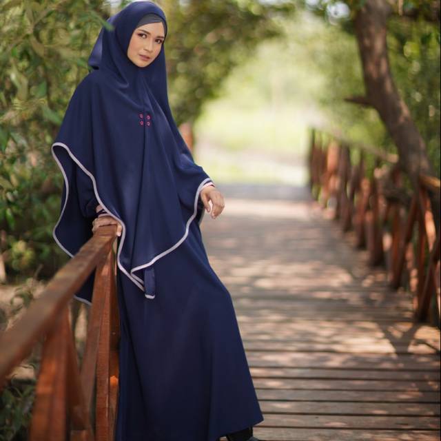 Set Gamis AULIA Alyssia Navy