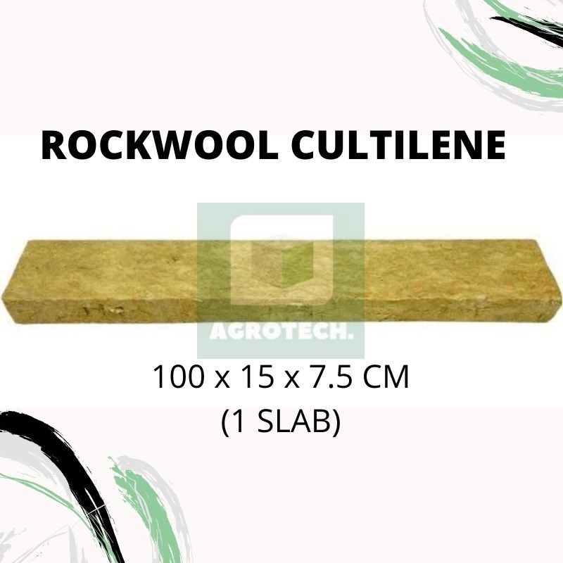 Jual Rockwool Cultilene Media Tanam Hidroponik Slab Cm Shopee