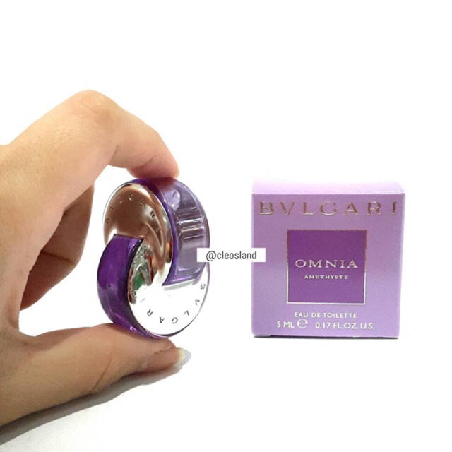 Jual Parfum Original Miniature Bvlgari Omnia Amethyste EDT 5ml  Indonesia|Shopee Indonesia
