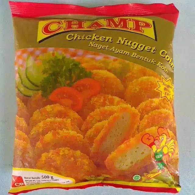 

Champ Nugget Coin 200g/500g [Khusus Gosend/Grab Surabaya]