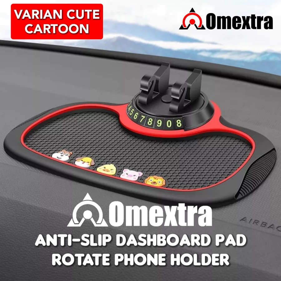 Anti Slip Pad Rotate Phone Holder Indomextra Tatakan Dashboard Karpet hp